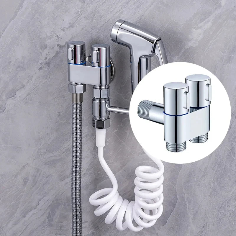 Zinc Alloy Angle Valve Wall Mount Toilet Bidet