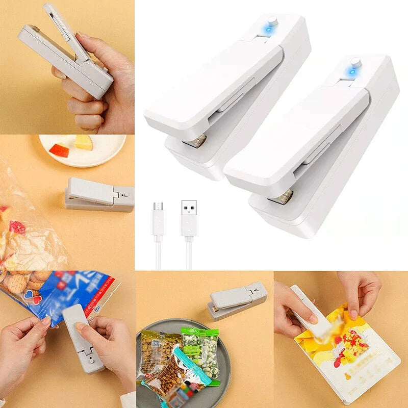 Heat Sealer USB Rechargtable Mini Sealing Machine