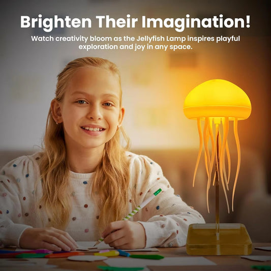 Cartoon Dancing Jellyfish Night Light RGB