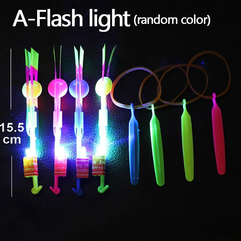 1Pc Flashing Light Slingshot Arrow Toys