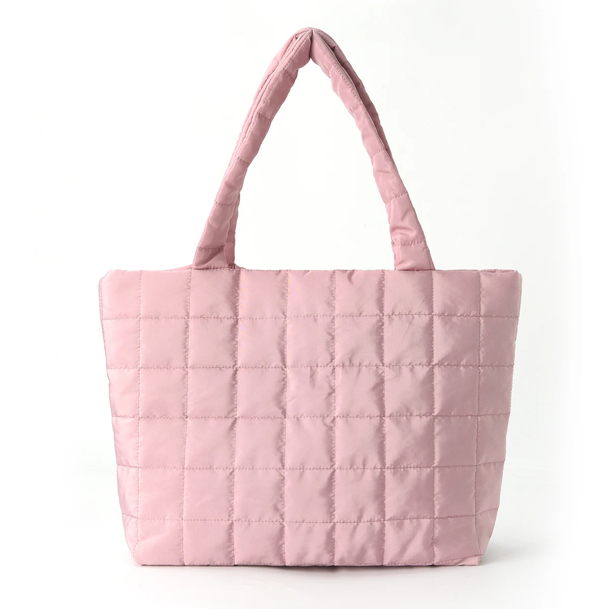 1 Pc Minimalist Quilted Puffy Tote Bag