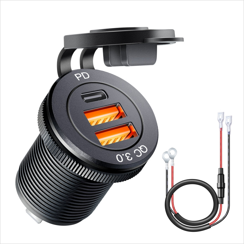 Usb socket in the car Quick Charge PD 3.0 Car Charger 60W
