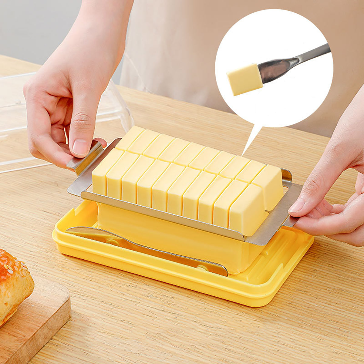 Butter Cutting Fresh-keeping Box With Lid
