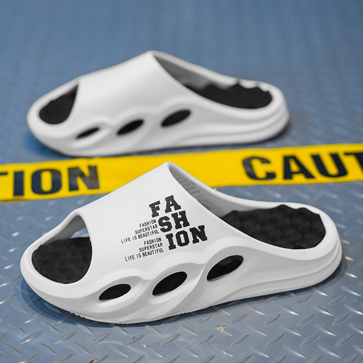 Men Fashion Massage Slippers Indoor