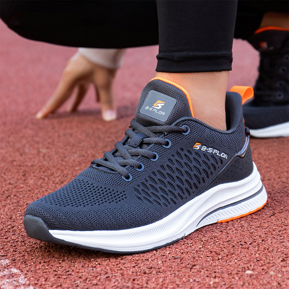 New Men Knit Casual Walking Shoes Breathable Trendy Sneakers