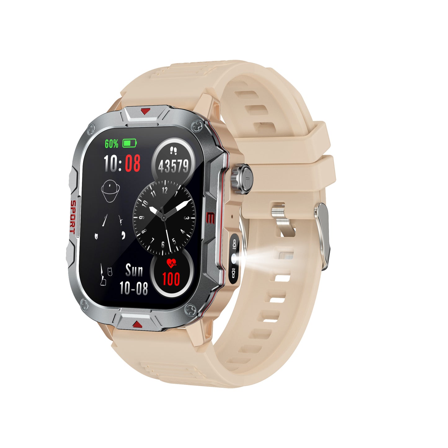 Men's Smartwatch with Triple Protection, Outdoor Bluetooth Communication