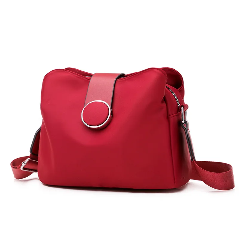 Vintage Nylon Waterproof Shoulder Bag Women