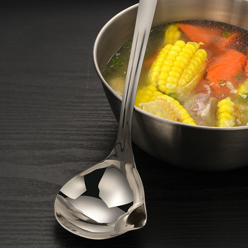 Stainless Steel Colander Spoon Soup Colander
