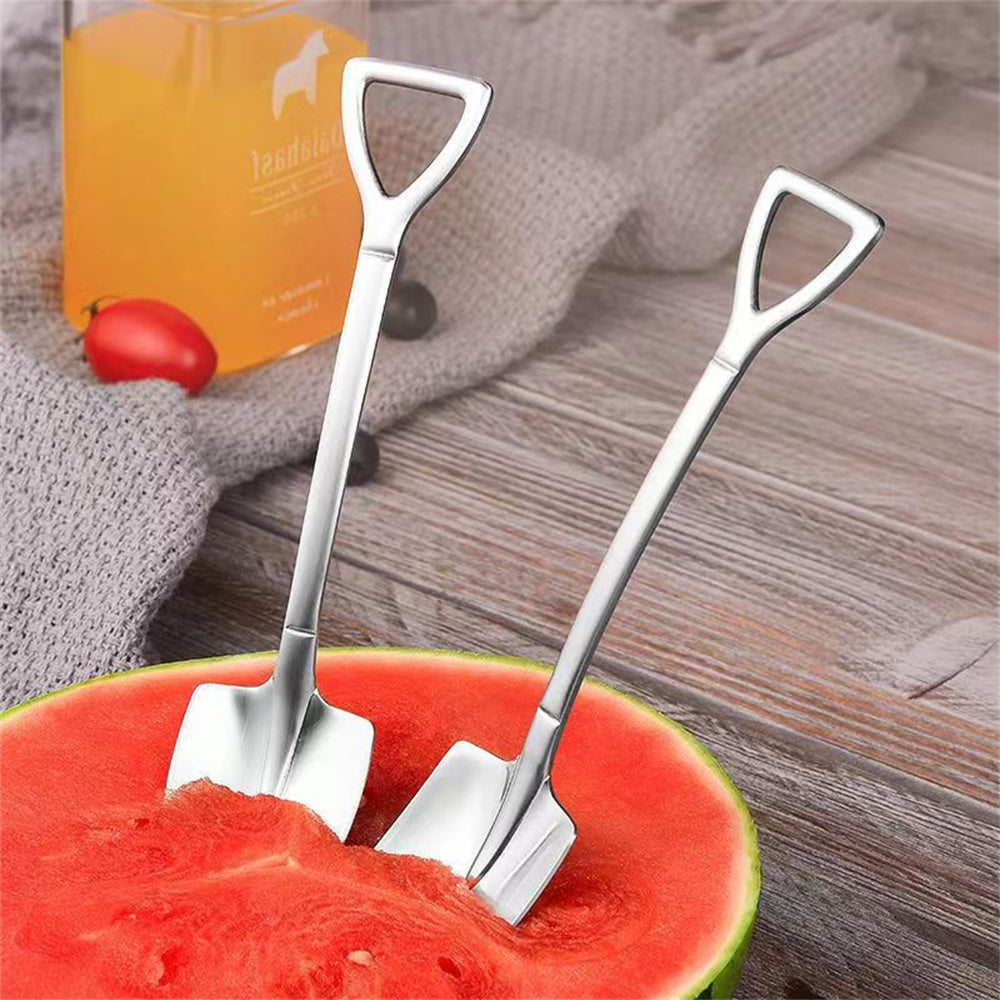 4Pcs/Set New Shovel Spoons Stainless Steel