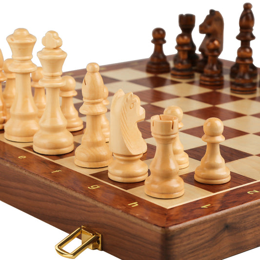 Chess Set Top Grade Wooden Folding