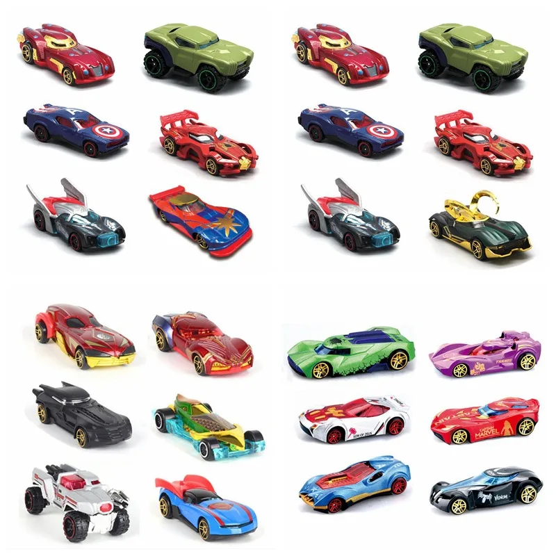 Disney Marvel Superhero Alloy Racing Car Set