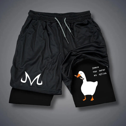 Men's Shorts Summer Quick Drying Fitness Shorts Double Layer 2 In 1 Streetwear