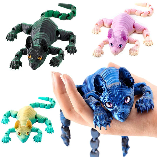 3D Printed Sphynx Cat Animals Decor