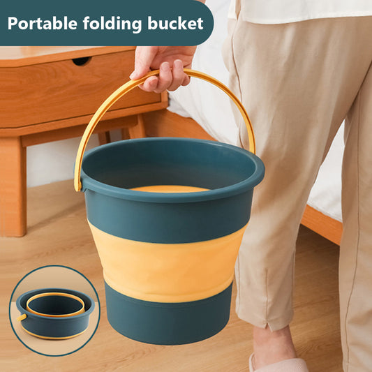 5/10L Folding Portable Bucket with Cover Car Wash