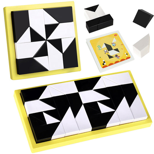 DIY Hide Building Blocks Puzzle Toy