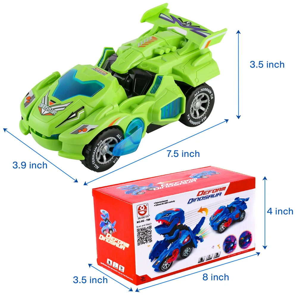 2 in 1 Deformation Car Toys Automatic Transform Robot