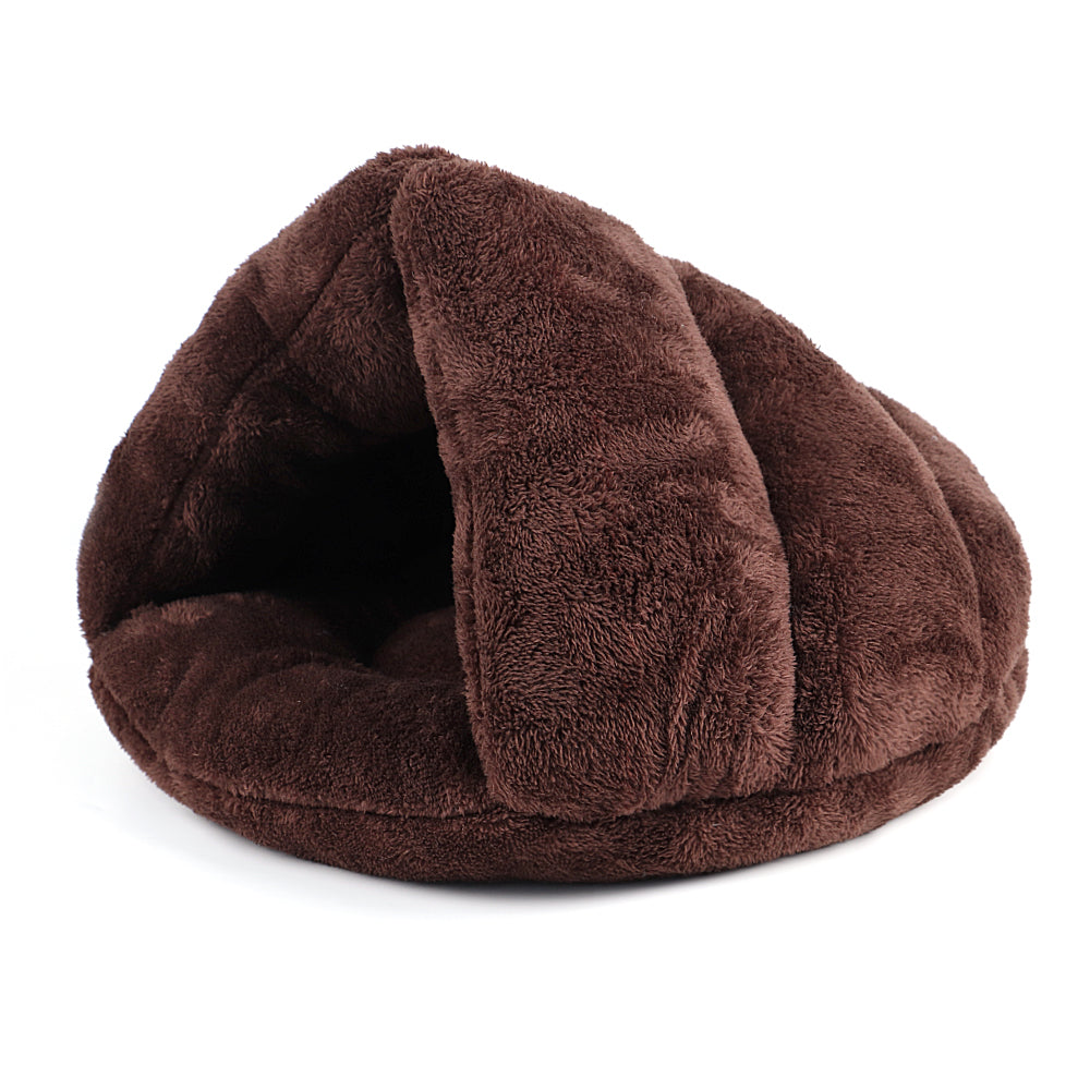 Warm Fleece Cat Bed Soft Kitten Nest Kennel For Small Dogs Cats