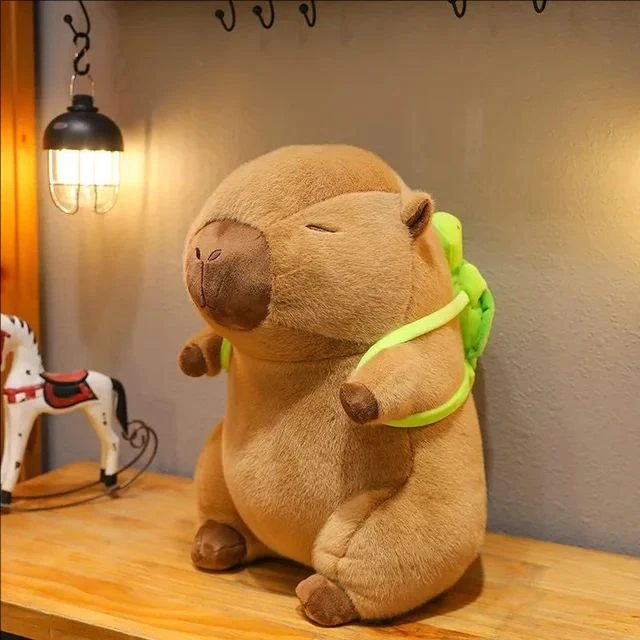 Cute Capybara Plush Toy with Stretchable Snot K Simulation Animal Plush