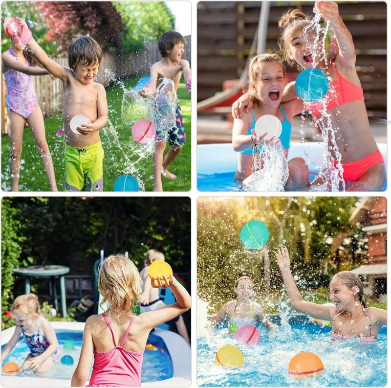 12pcs Reusable Water Fighting Balls