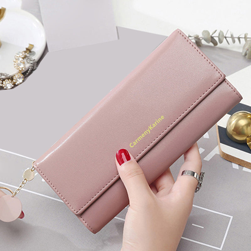 Fashion Women PU Leather Long Wallets