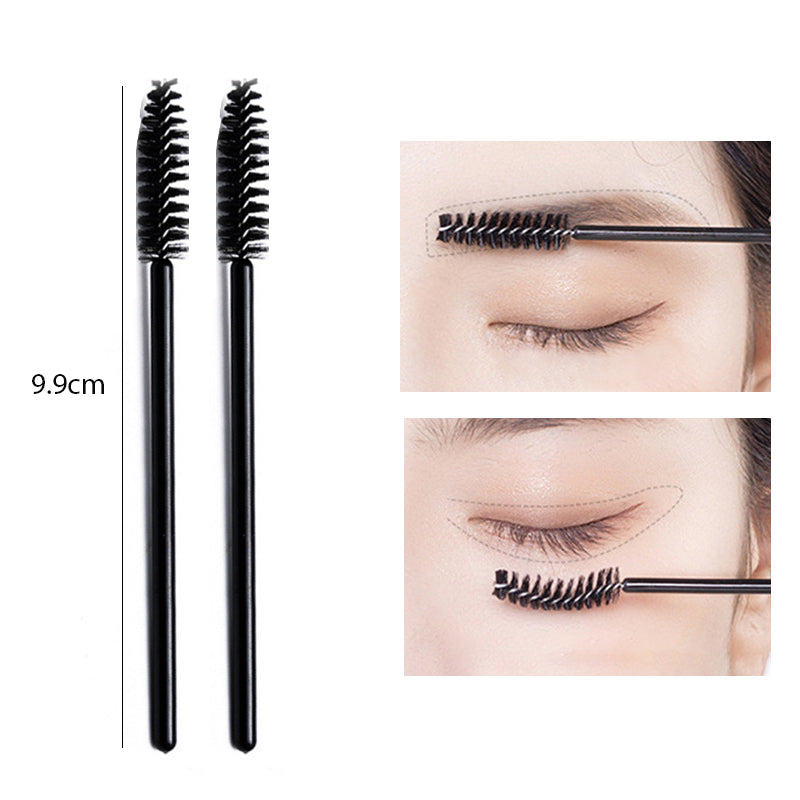 500/1000PCS Eyelashes Brushes Set Wholesaler Disposable Lash Mascara Brush