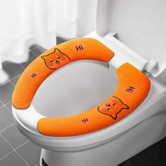 Cartoon Printed Toilet Sticker Universal Toilet Seat Cover
