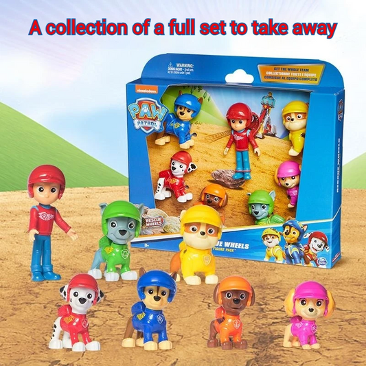 7pcs Paw Patrol Patrulla Canina Anime Action Figures