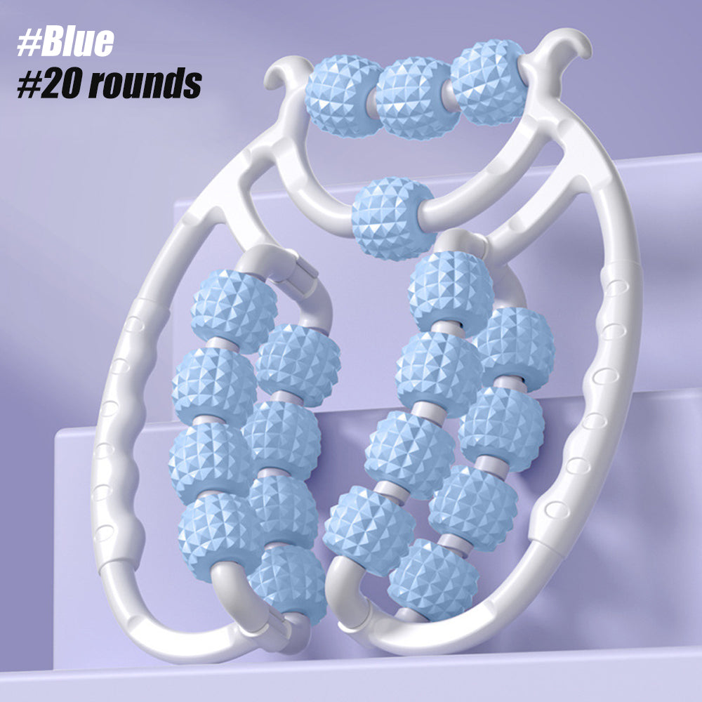 Newest 20 Wheel Annular Leg Clamp Massager Anti-cellulite Massager Body
