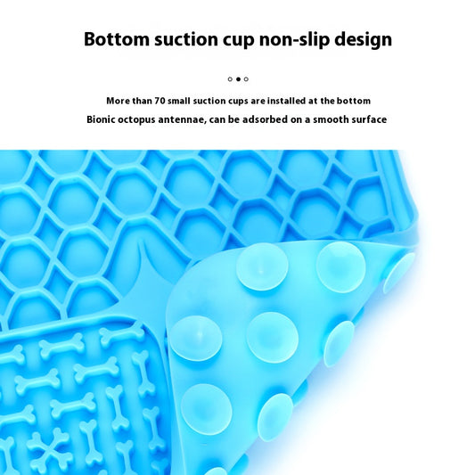 Pet Dog Cat Licking Pad Licking Pad Anti Choking Slow Food Utensils Slow Food