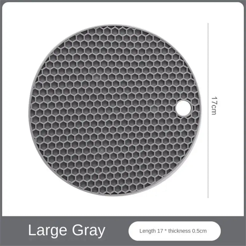 Kitchen Silicone Tableware Mat Round Non Slip