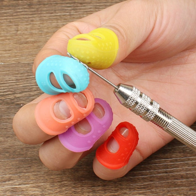 Sewing Thimble Breathable Protective Silicone Finger Thimble