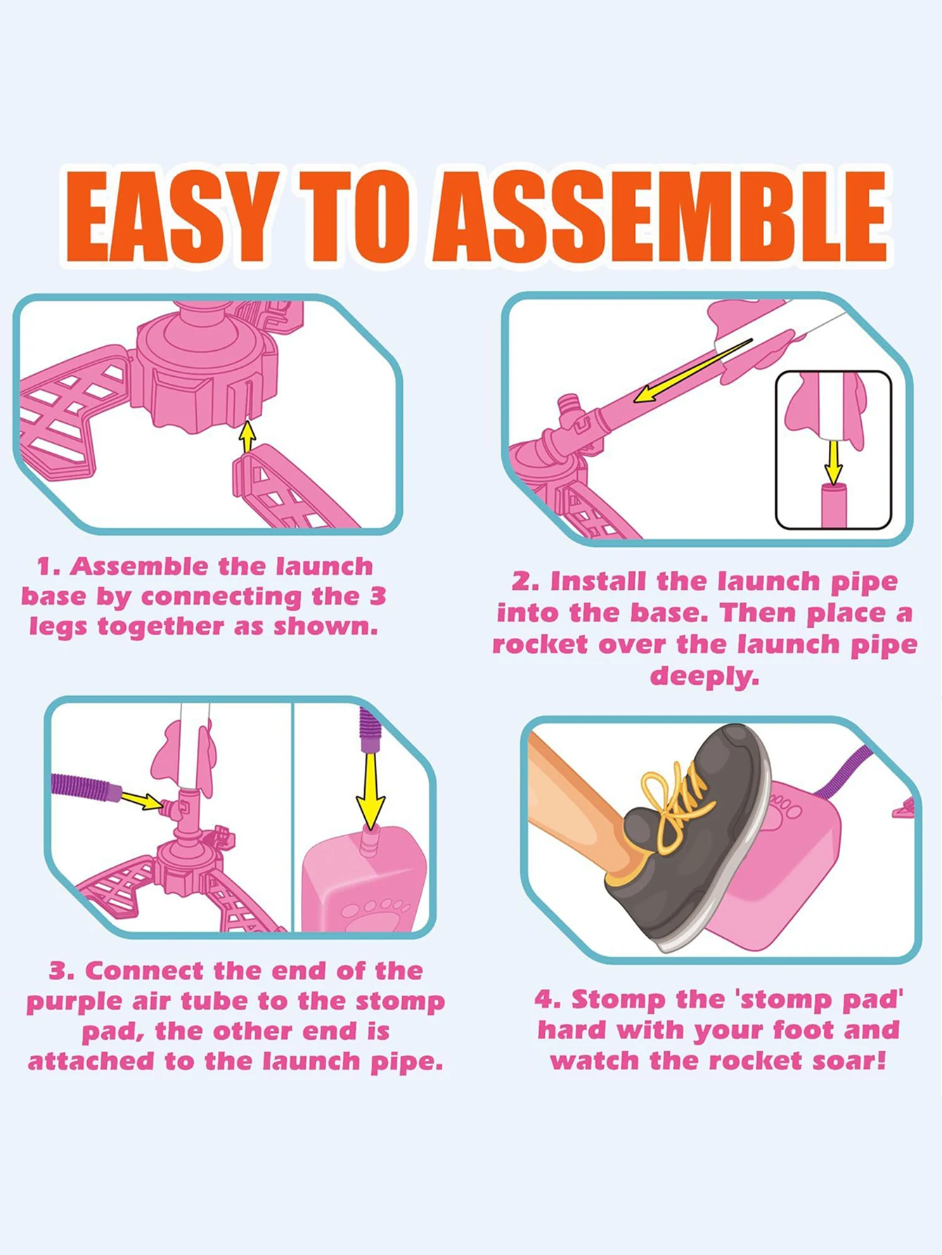 Unicorn Flying Dinosaur Rocket Launcher