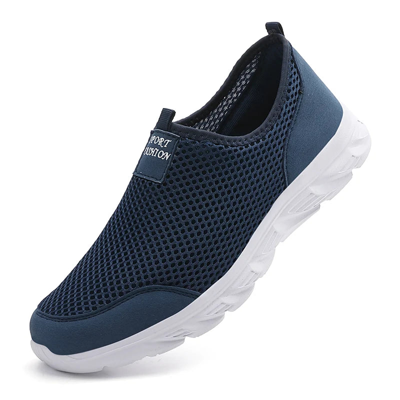 Men Running Shoes Summer Sneakers Mesh Breathable Lightweight Walking Casual Shoes
