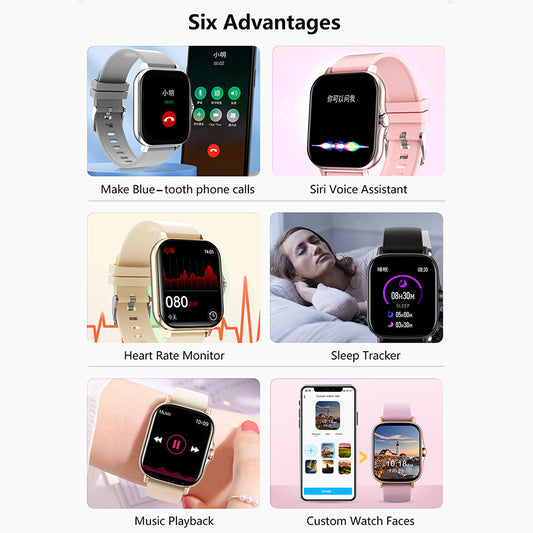 Sport Smart Watch Fitness Waterproof Call Watches