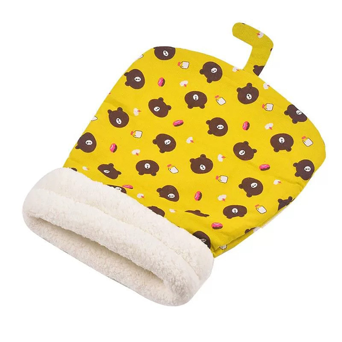 Cat Sleeping Bag Soft Cuddly Fluffy Feel Thickened Pet Pocket Type Quilt Bed