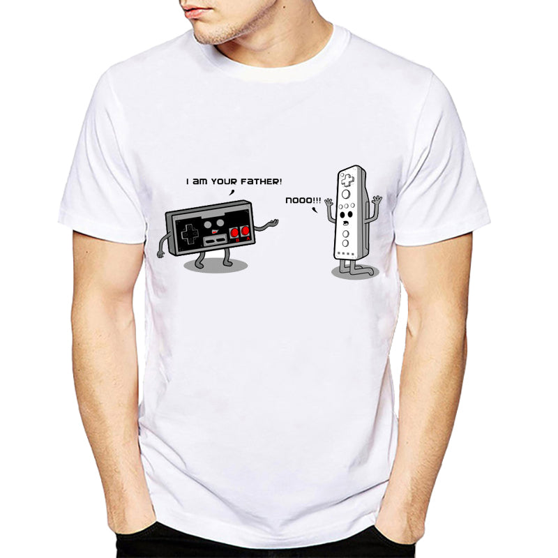 Newest Men's Funny remote control book Printed T-Shirt