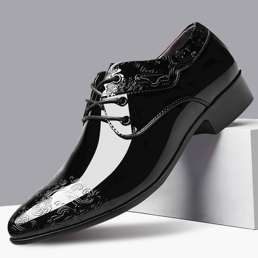 New Leather Shoes Men Breathable Formal Dress Shoes