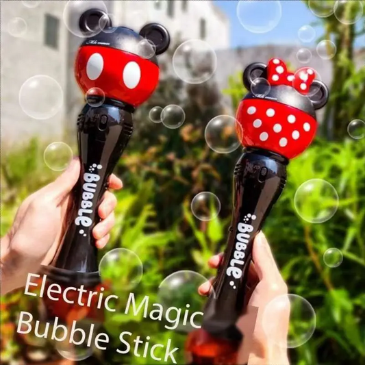 Mickey Cartoon New Bubble Machine Girl Magic Stick Toys