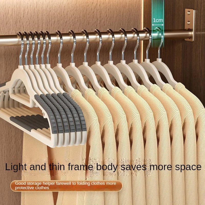 10PCS Anti Slip Hanger Household Clothes Hanger