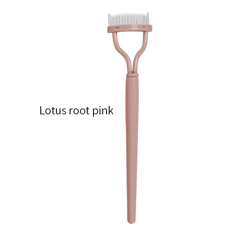 Eyelash Separator Metal Teeth Straight Eyelash Curler Beauty Makeup