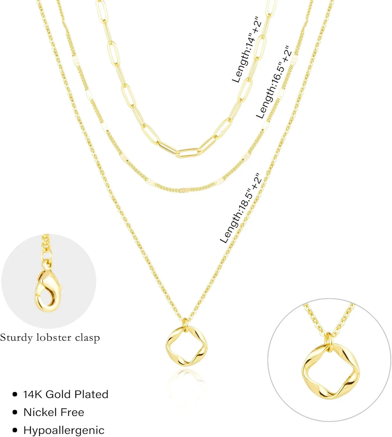 Layered Gold Necklaces for Women