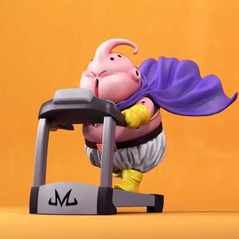 Hot Anime Dragon Ball Fitness Body Building Majin Buu Cute Figure