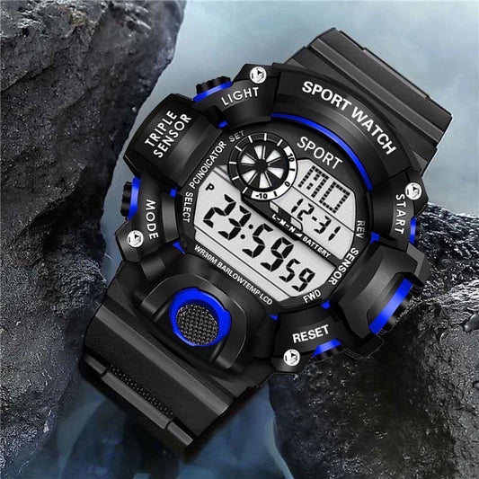 Men's watch digital sports electronic watch