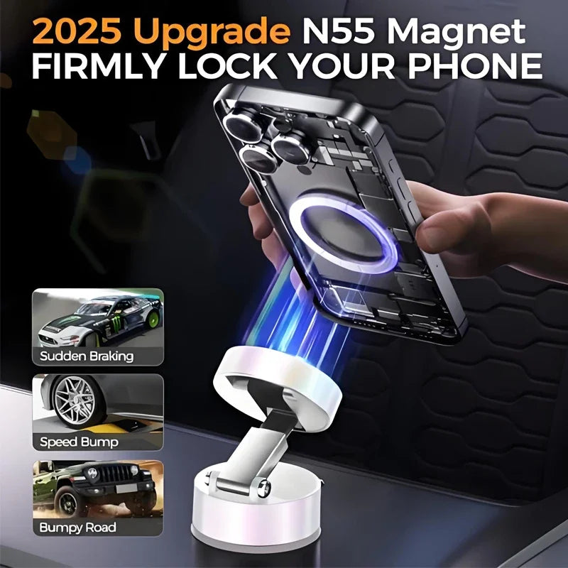 Ultra Magnetic Phone Holder Foldable Car Phone Mount