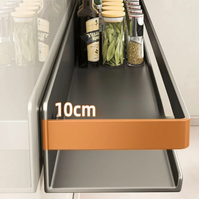 Wall-Mounted Spice Rack Multifunctional Item Shelf Kitchen Tools
