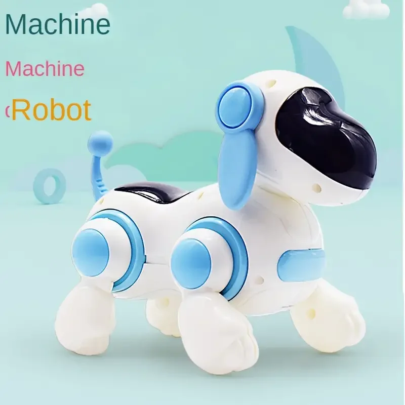 Kids Robot Electronic Dog Toys Music Crawling