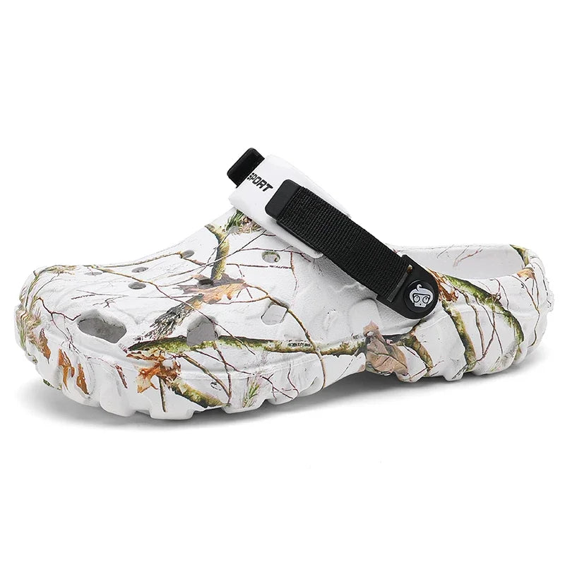 Flat Sandals Men Shoes 2024 Slippers Men Garden