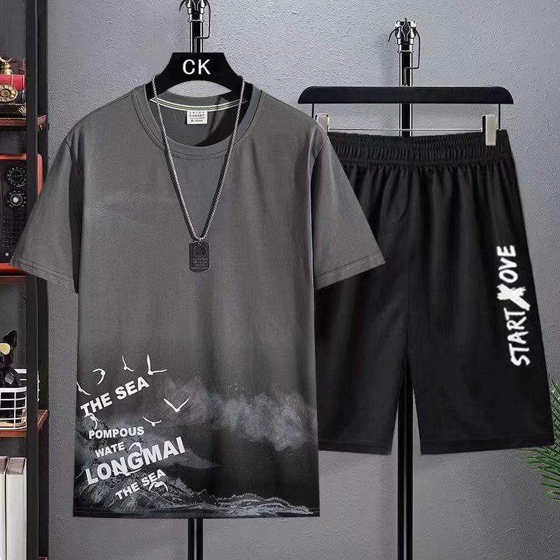 Trendy Suits for men Men's Summer Shorts Set