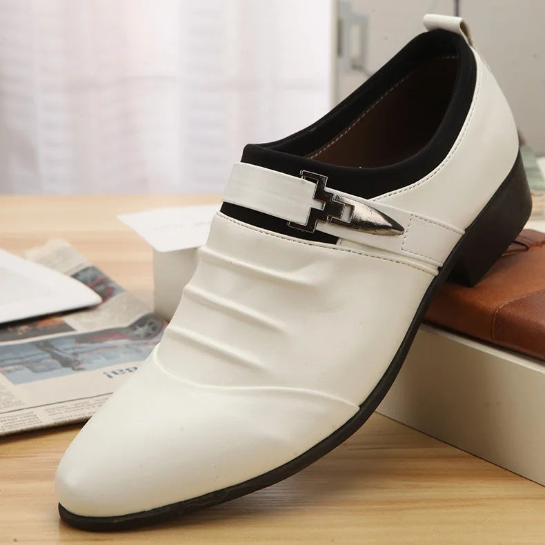 Men's Casual Slip-On Formal Shoes Korean Style Wedding Photo