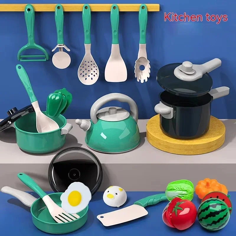 28pcs Mini Kitchen Accessories Kids Kitchen Toys